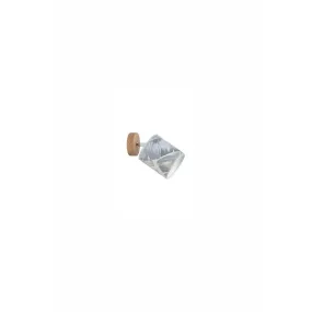 Applique Lobos 1xE27 Max.25W Chêne huilé / Gris-bleu | 3 Suisses