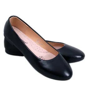 Ballerines avec semelle intérieure en cuir Tova Noir le noir