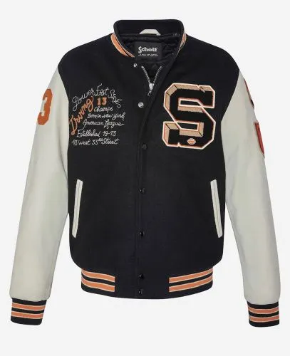 BOMBER EN CUIR HOMME SCHOTT LCTEDDYBD