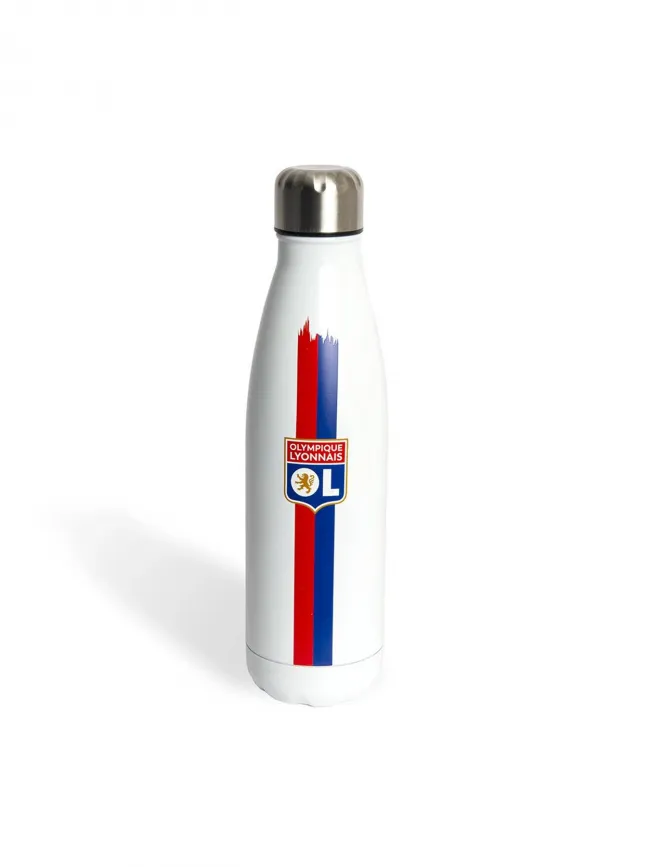 Bouteille isotherme olympique lyonnais 500 ml blanc - OL | wimod