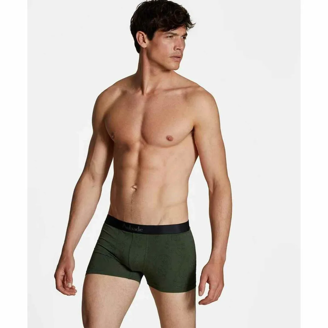 Boxer - Vert Aubade Men en coton Aubade Men - Boxer & Shorty Homme sur MenCorner