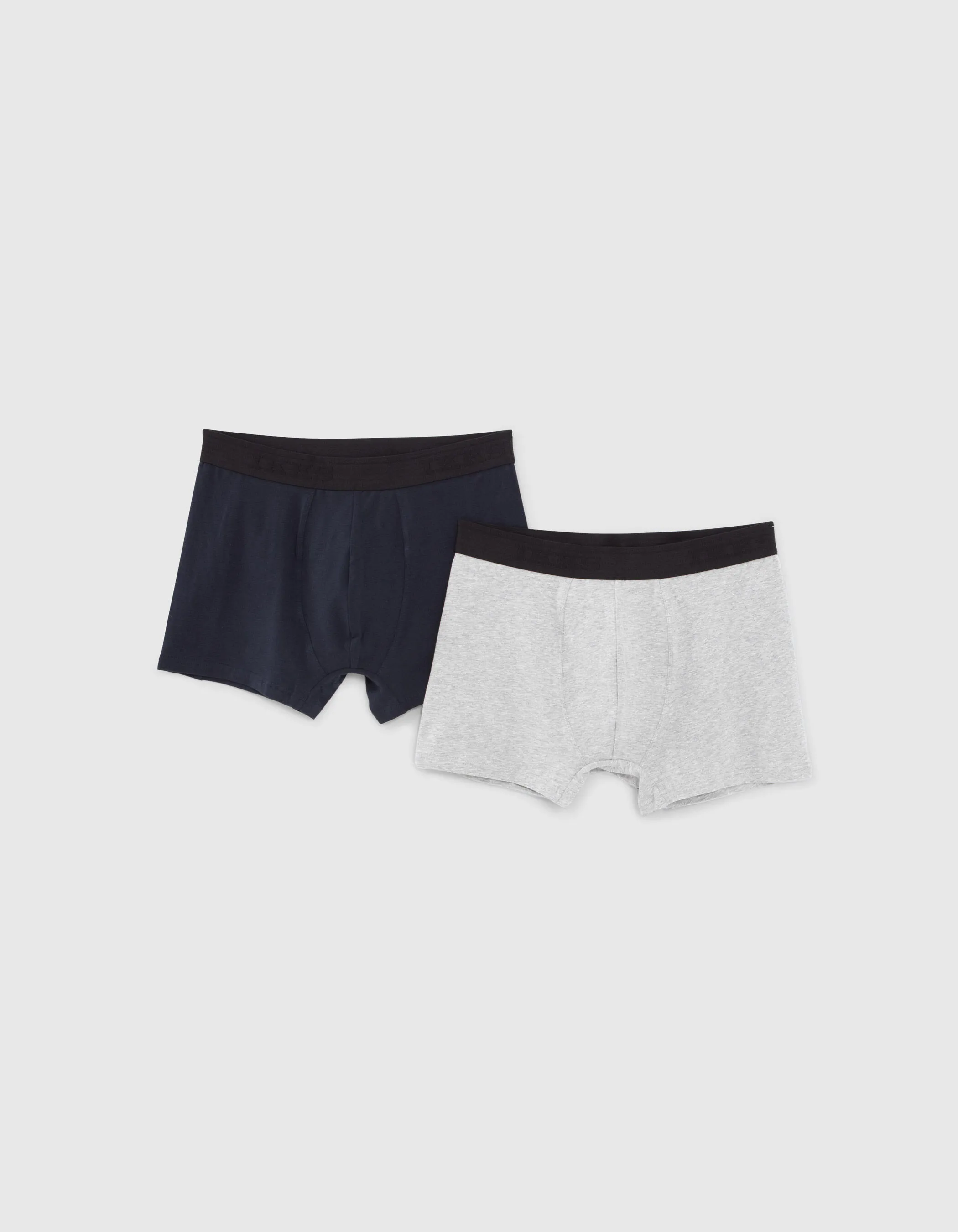 Men's Navy and Grey Boxers
