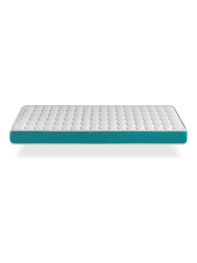 Breathable Foam Mattress EKOZEN, 14 CM Thick, Ergonomic and Adaptable - Green