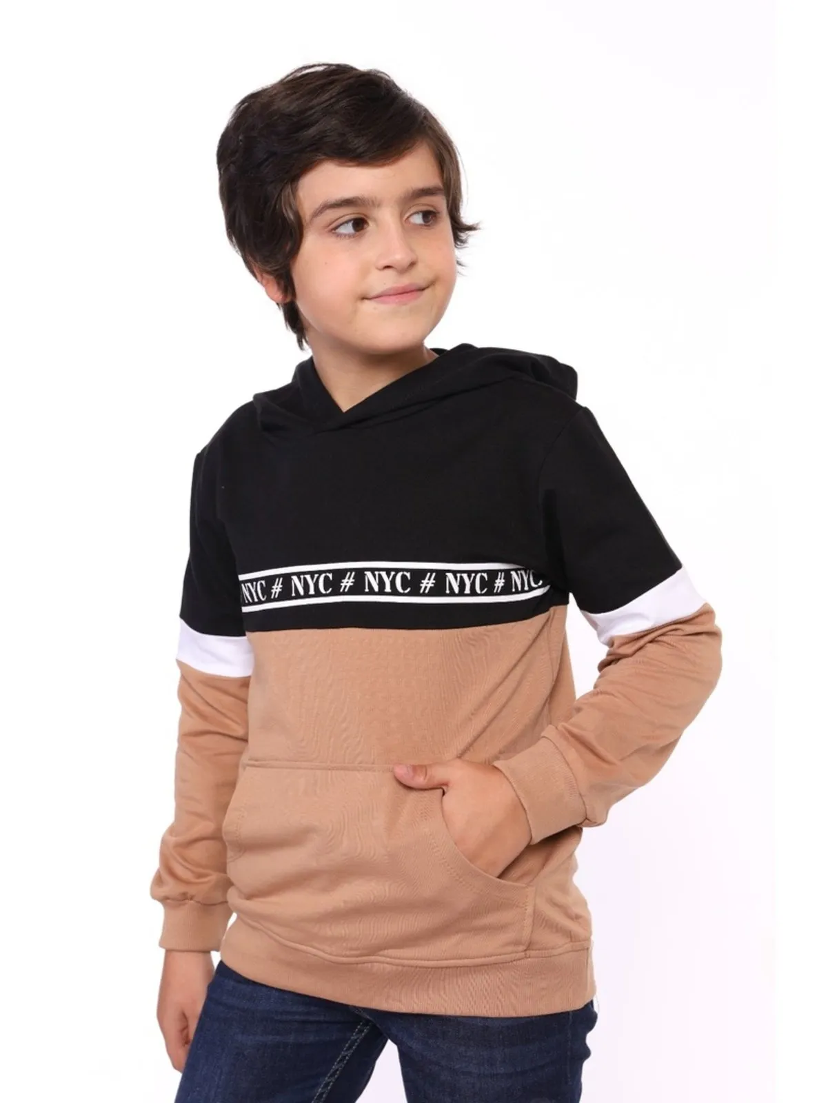 Brown - Boys` Sweatshirt