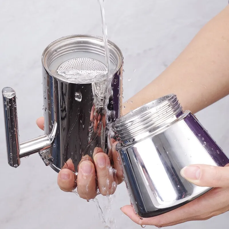 Cafetière italienne en acier inoxydable à induction 200 ml/500 ml