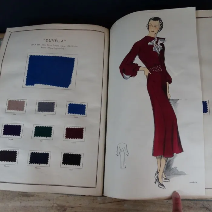 Catalogue Echantillons Tissu & Créations LEBOTYS Automne - Hiver 1936 - 1937 - Le palais des bricoles