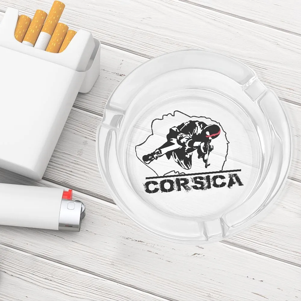 Cendrier en verre Ribellu Corsica