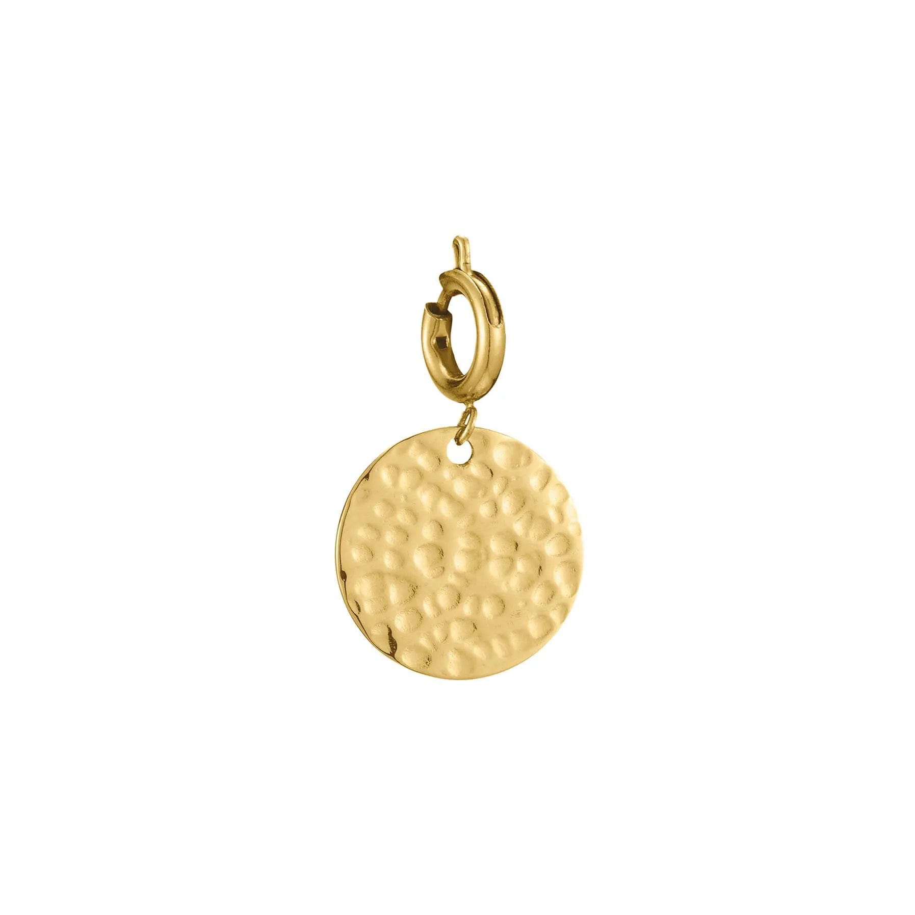 Gold Tone Medal Steel Charm
