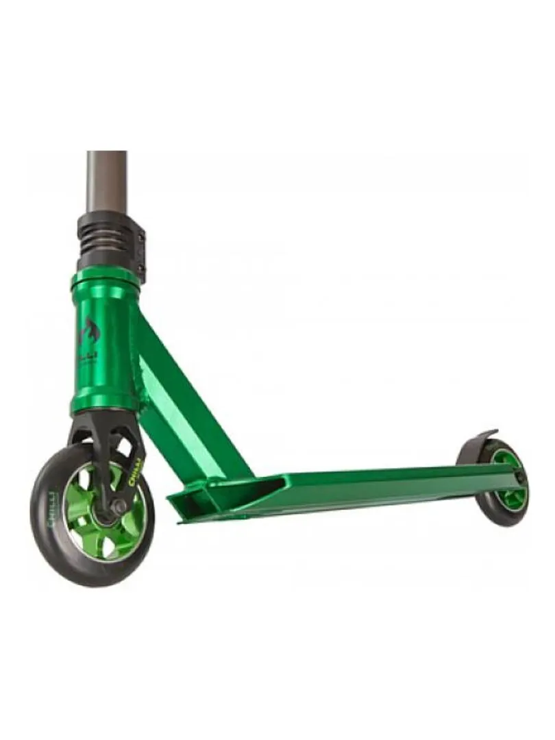 Chilli Pro Scooter 3000 Shredder Universel Stunt Scooter Vert Gris - N/A