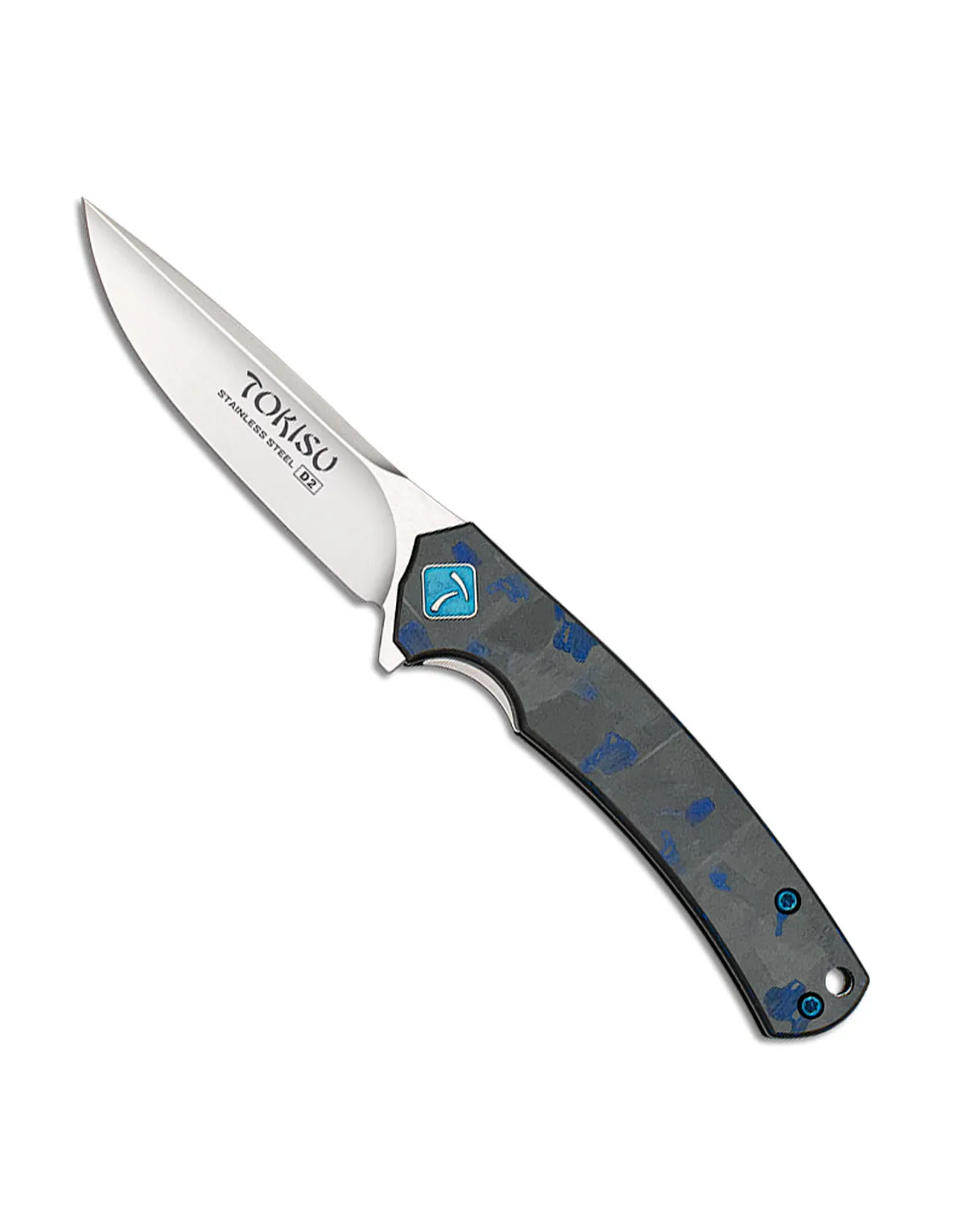 Couteau tactique de marque TOKISU, bleu FC (15,90 cm.) ⚔️ Boutique Épées