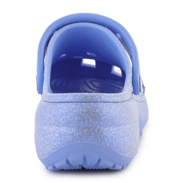 Crocs Classic Platform Glitter Sabots W 207241-5Q6 bleu