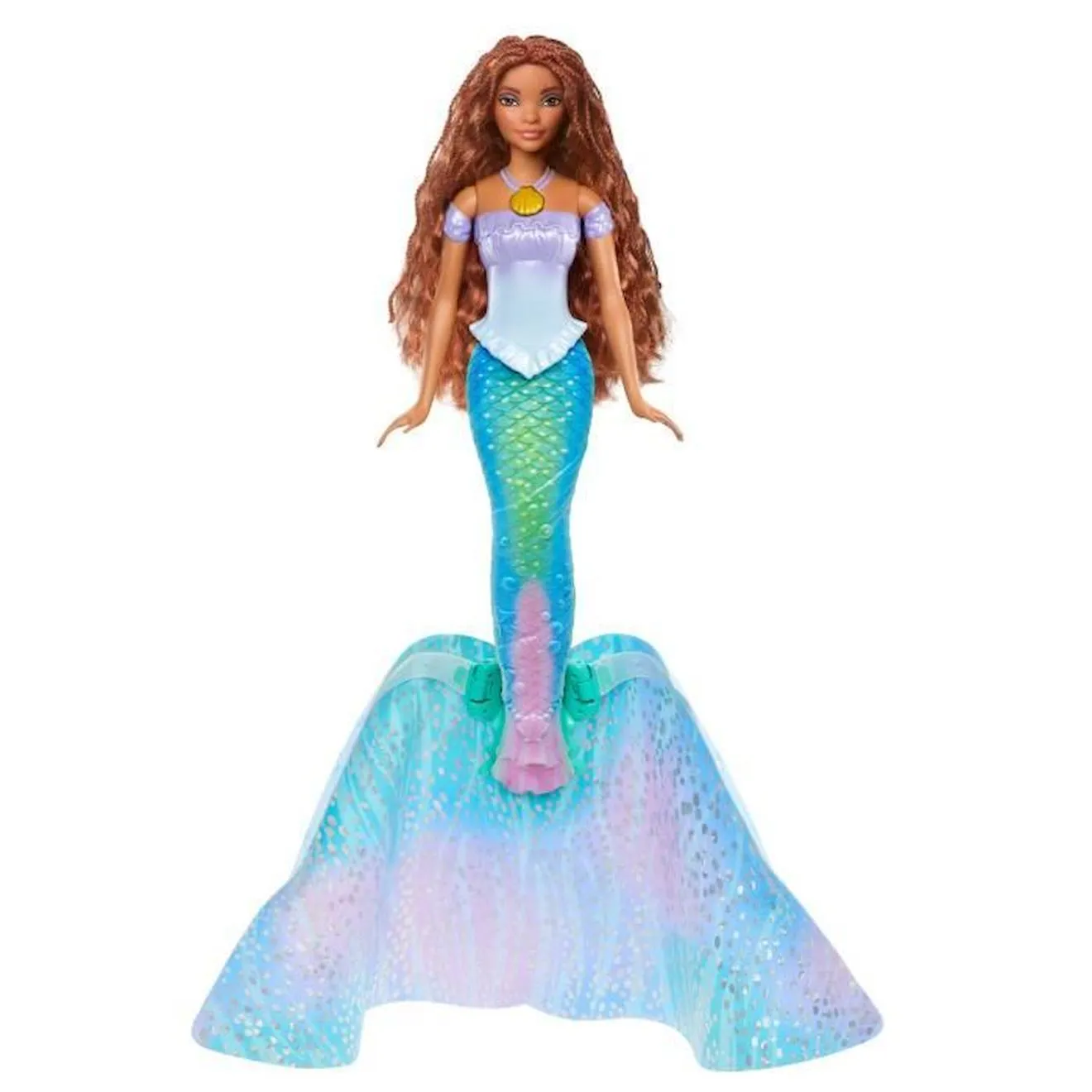 Disney-La Petite Sirène-Poupée Ariel Transformable humaine et sirène HLX13 bleu - Disney Princess