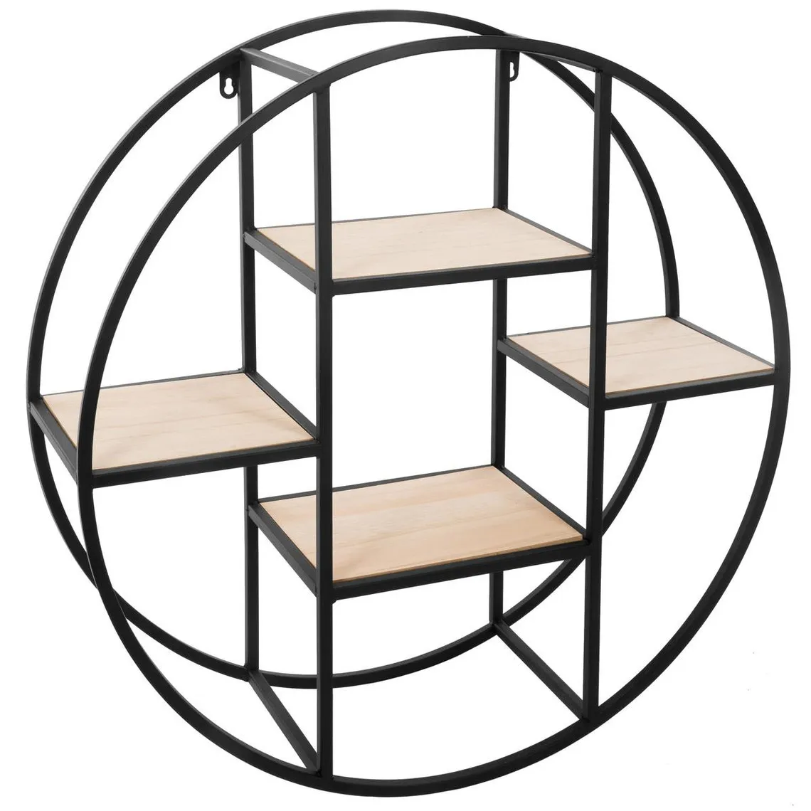 Étagère murale ronde torof noir | 3 Suisses