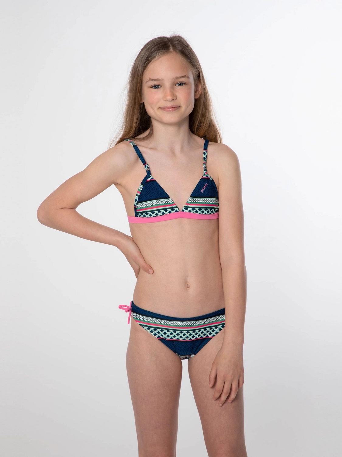 Protest Girls Anne Triangle Indigogo Bikini Set