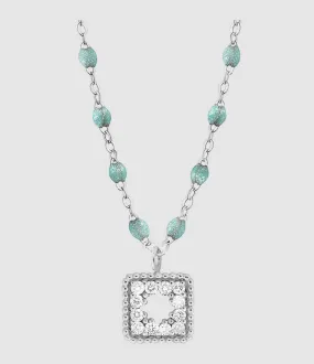 GIGI CLOZEAU Partager  Collier Trésor Diamants Résine Or Blanc  