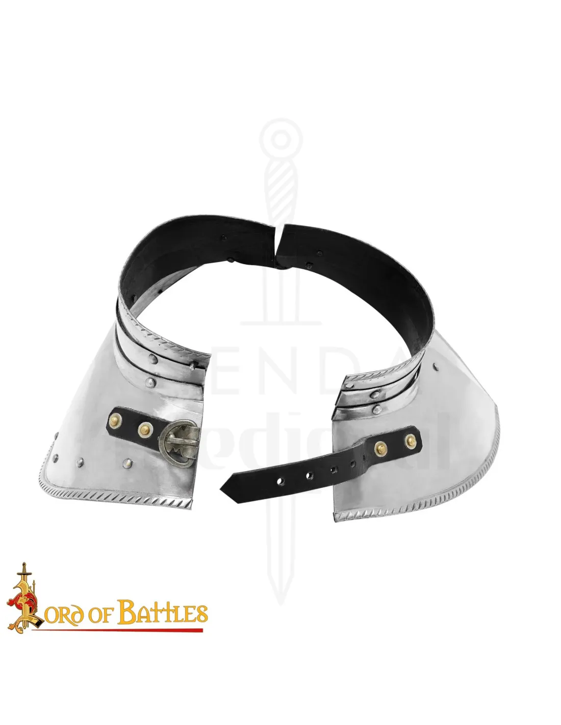 Gorgerin médiéval fin d'âge, acier doux ⚔️ Boutique Épées