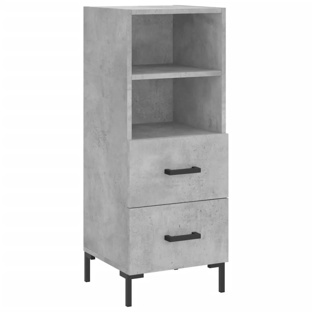 Gray Concrete Storage Furniture
