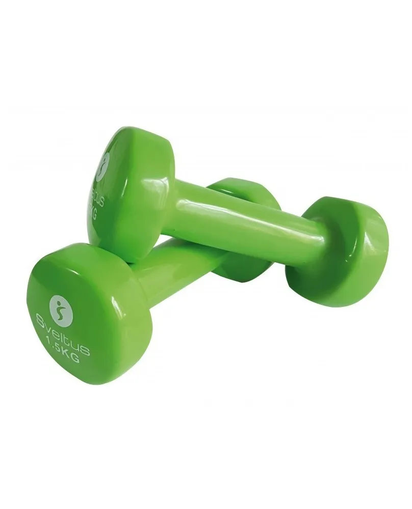 Green 1.5 kg Epoxy Dumbbells - SVELTUS