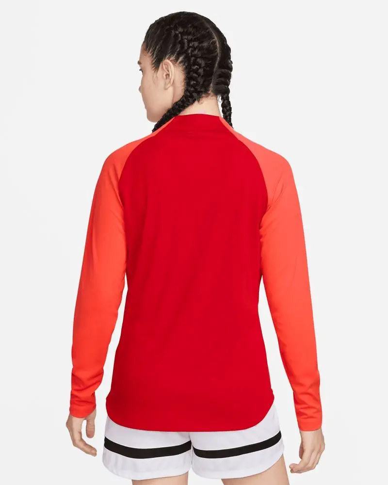 Haut d'entrainement 1/4 Zip Nike Academy Pro Rouge pour femme