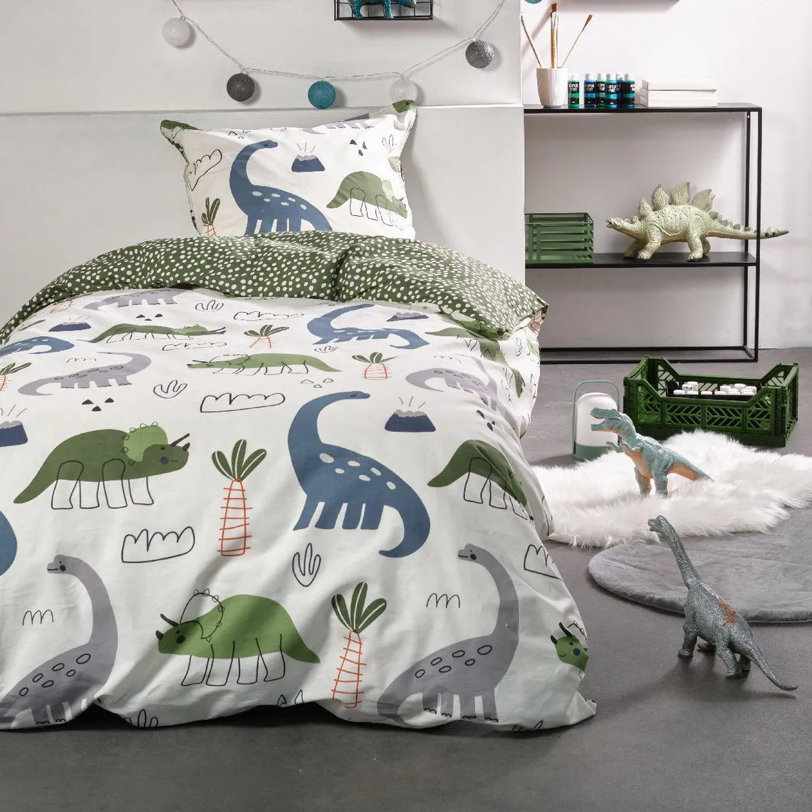 Housse de couette Blanche Coton 57fils HAPPY 4.11  | 3 Suisses