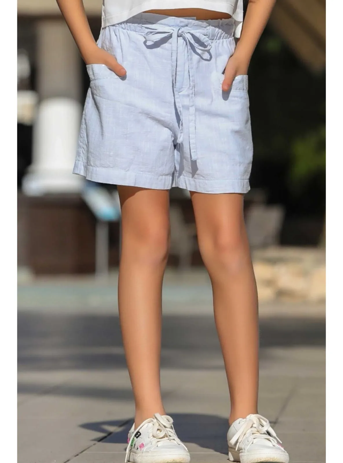 Icy Blue - Girls` Shorts