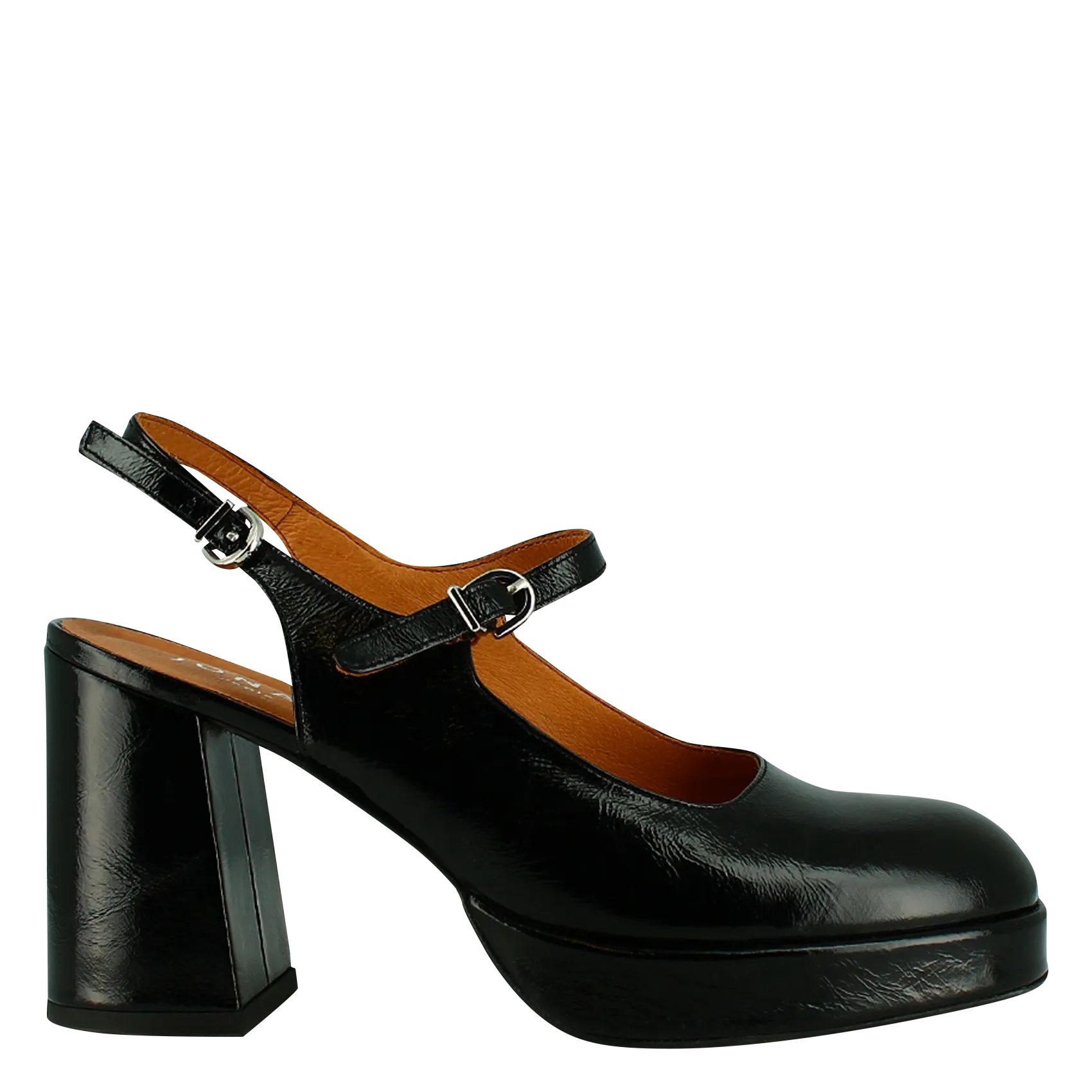 JONAK  Babies en cuir vador - Noir
