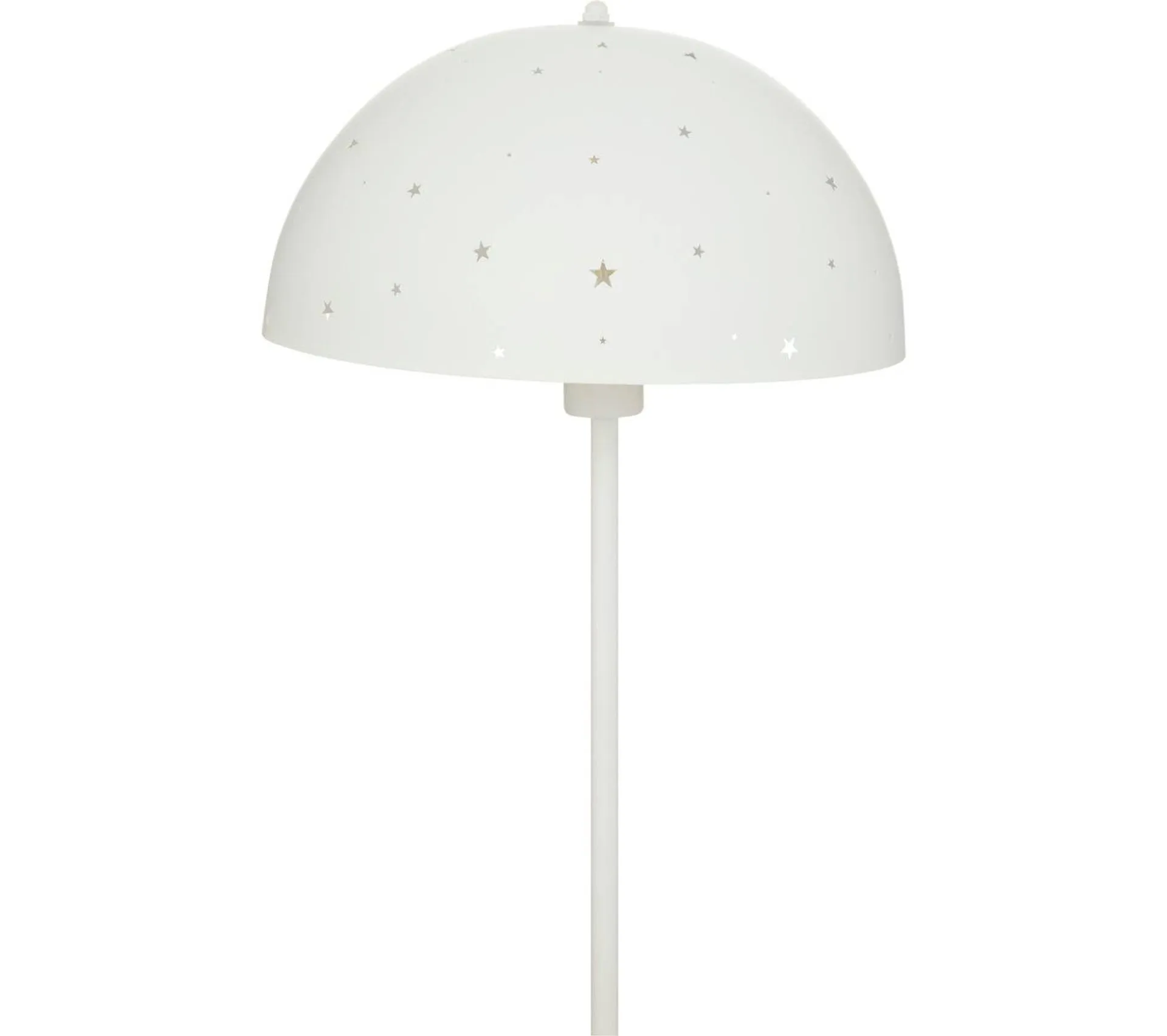 Lampadaire Enfant Droit Champi Métal Blanc - Blanc