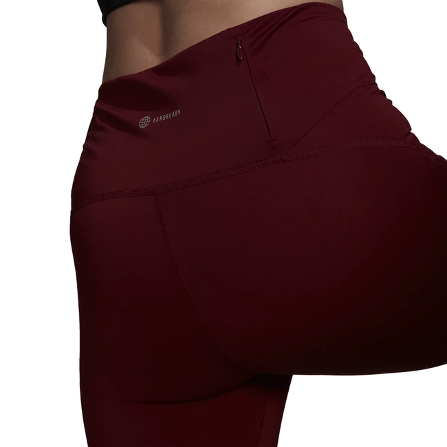 Shadow Red adidas Own The Run Radically Reflective 7/8 Women's Leggings