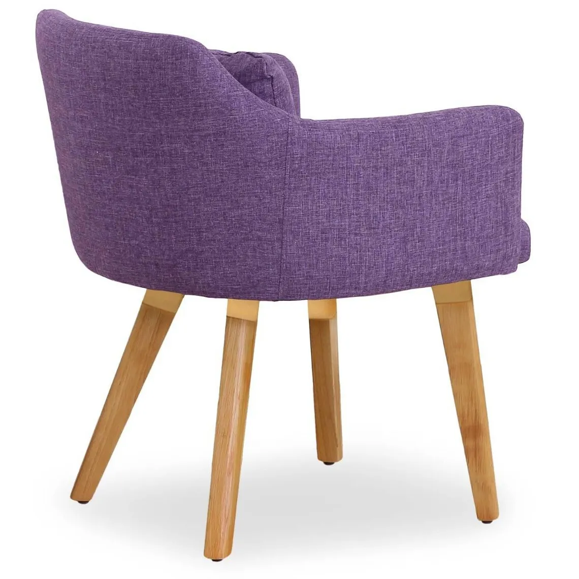 Lot de 20 chaises / fauteuils scandinaves Gybson Tissu Violet | 3 Suisses