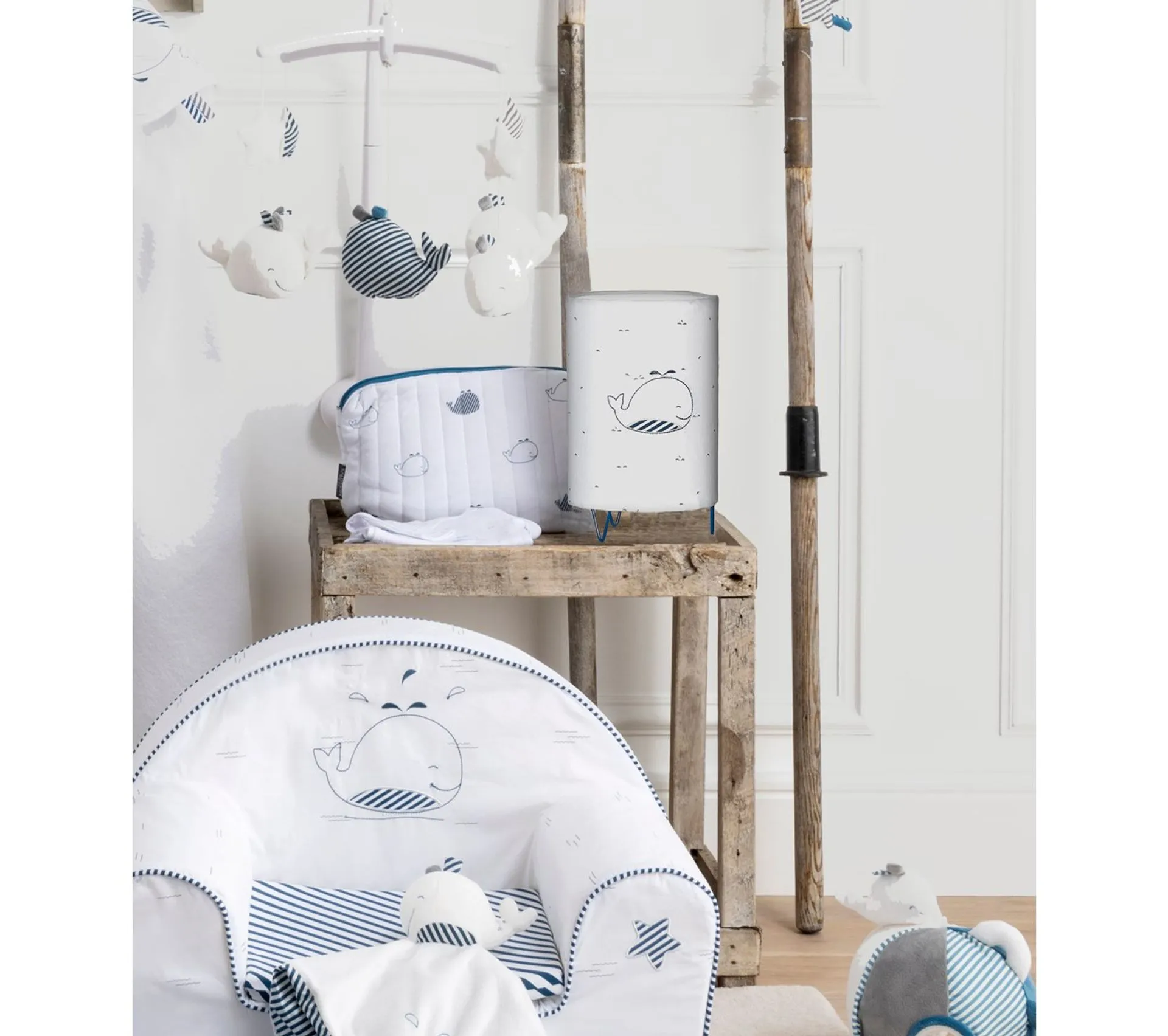 Luminaire En Coton Blanc