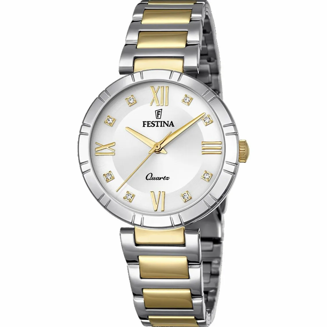 Montre Festina Mademoiselle F16937-A - Bicolore Acier Doré  | 3 Suisses