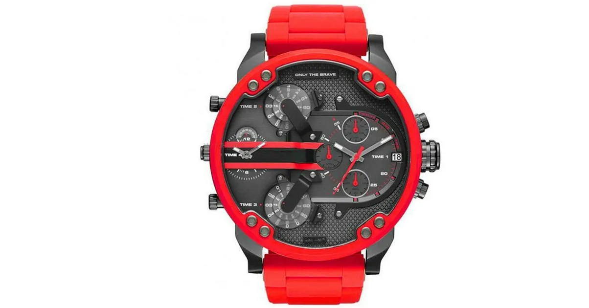 Montre homme Grand cadran Apollo silicone