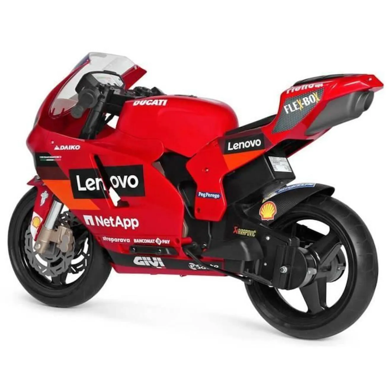 Moto Electrique Ducati GP - PEG PEREGO rouge - Peg Perego