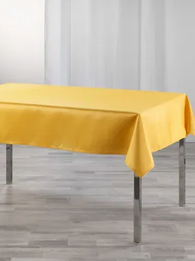 Nappe shantung Collection Shana - Jaune --> Shana Jaune Shantung Tablecloth Collection