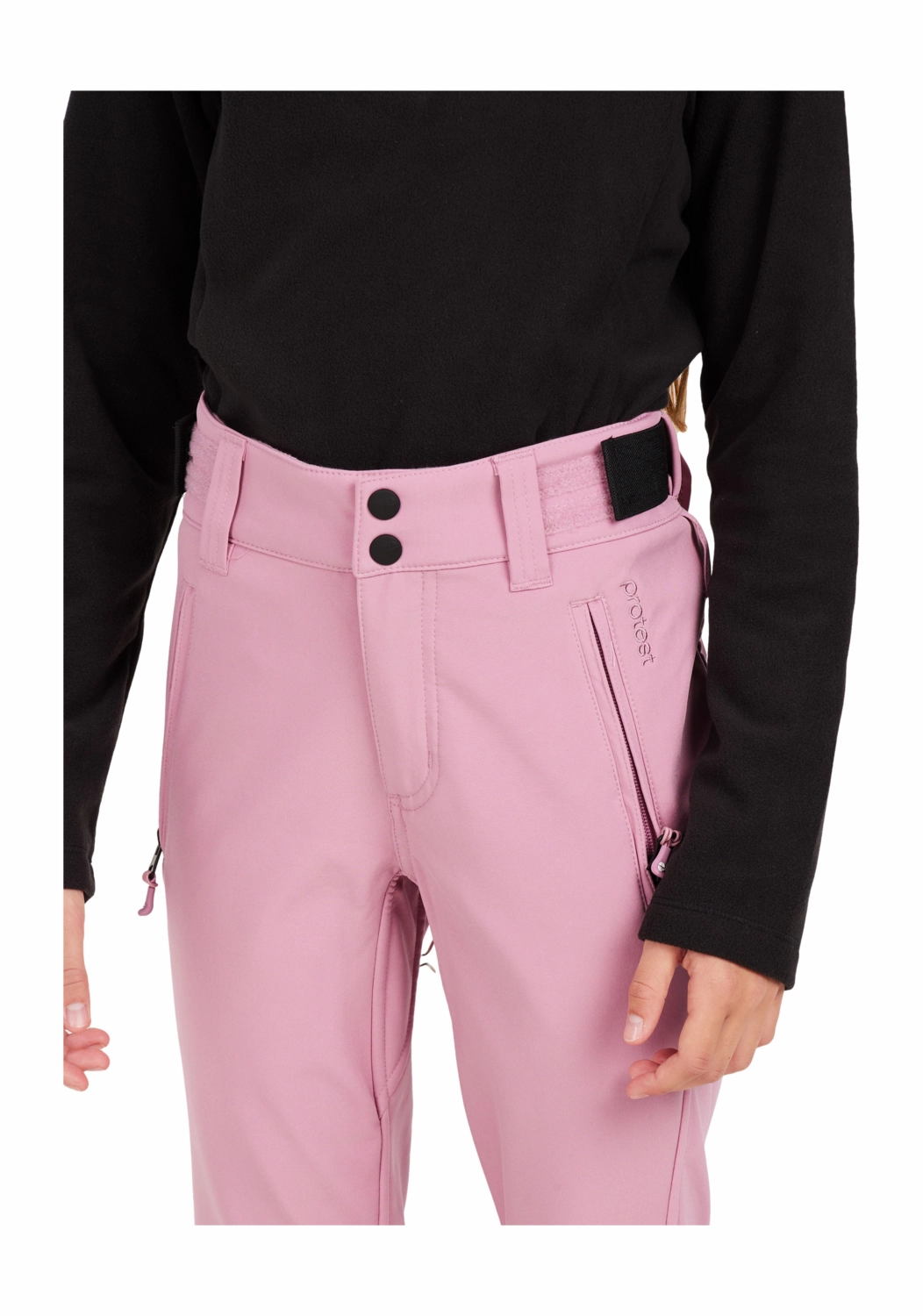 Cameo Pink Softshell Protest Girls Lole Jr Ski Pants
