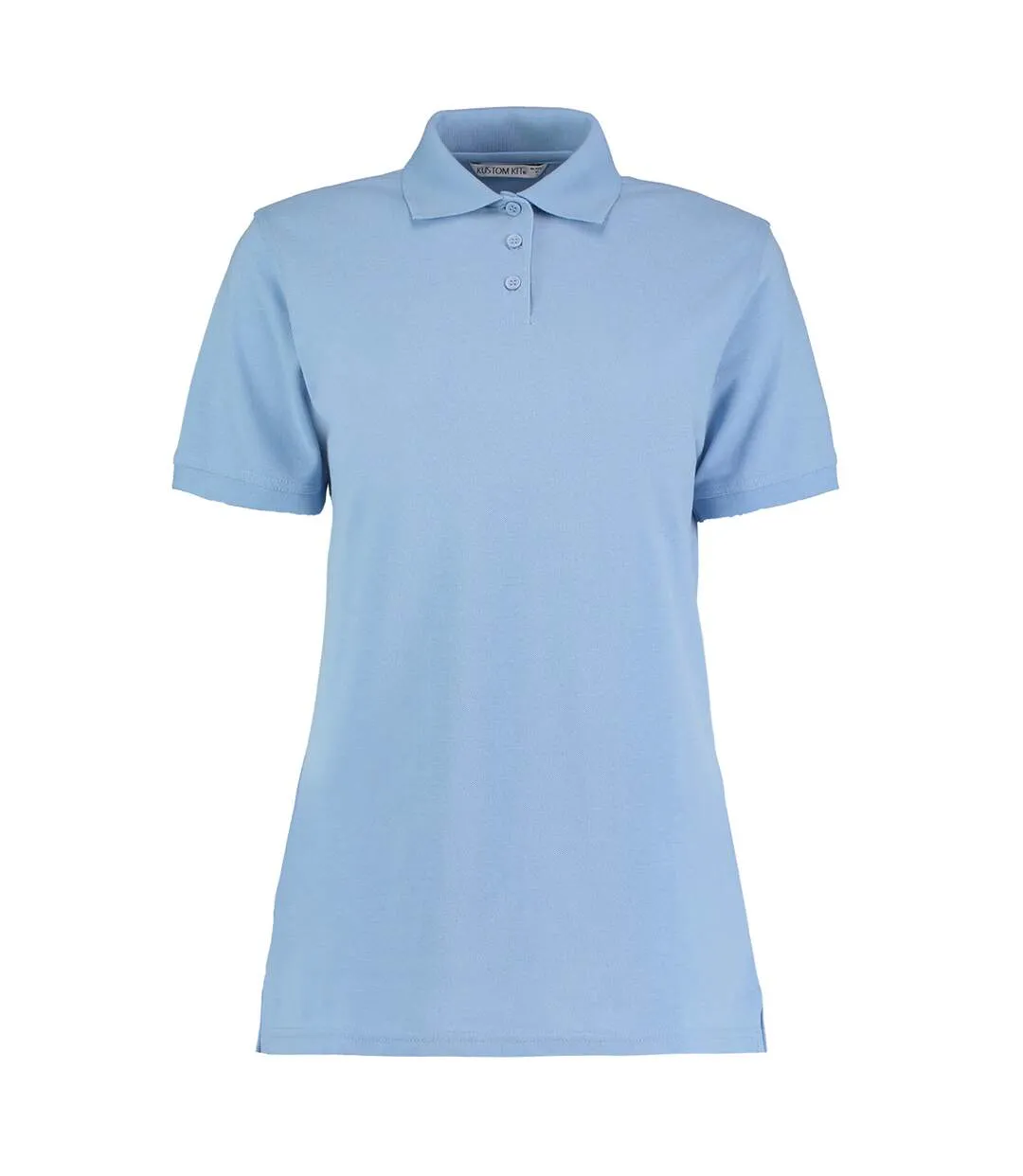 Polo à manches courtes  klassic superwash pour femme bleu clair Kustom Kit