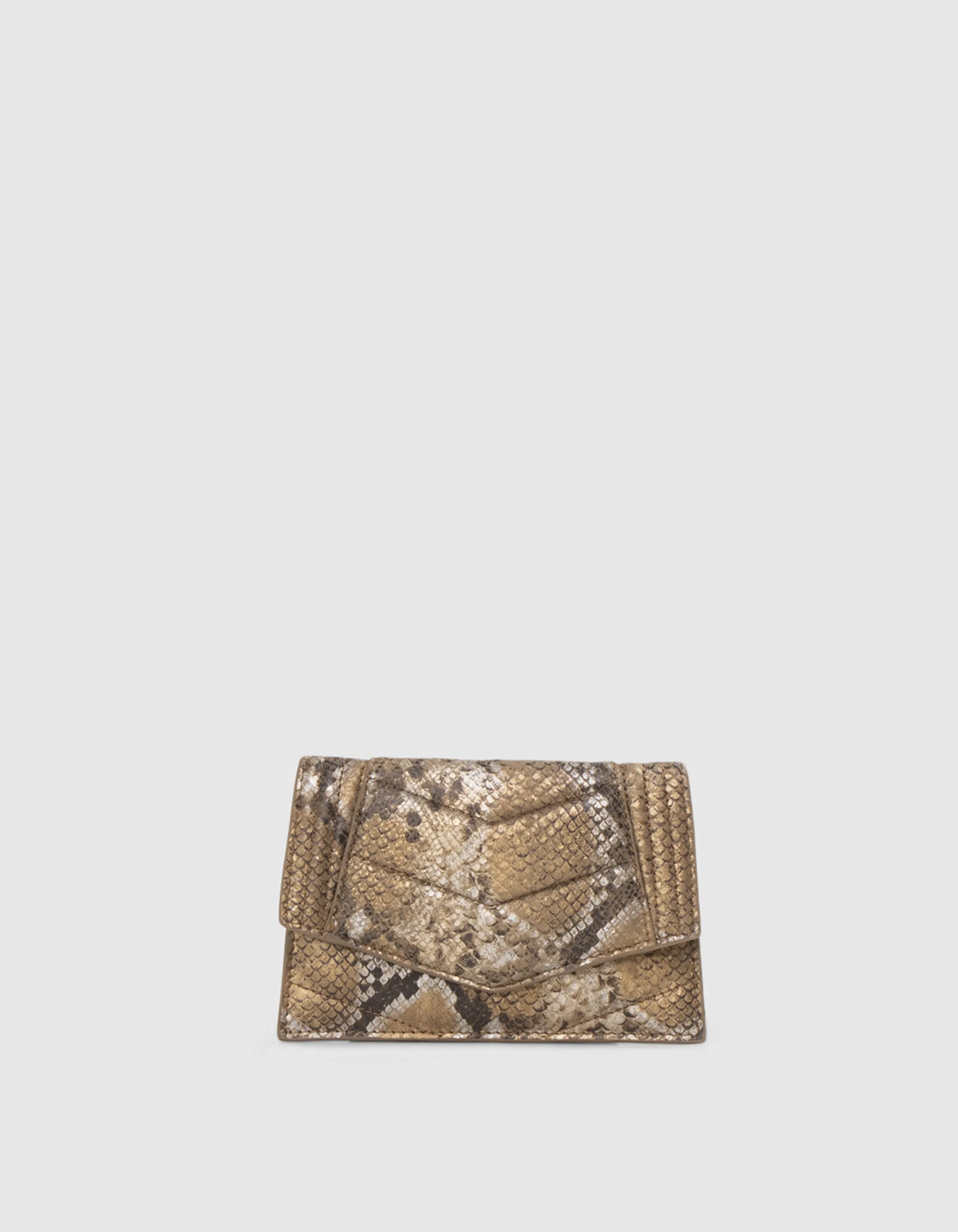 Porte-cartes THE 1. SEASONALS or cuir effet python Femme
