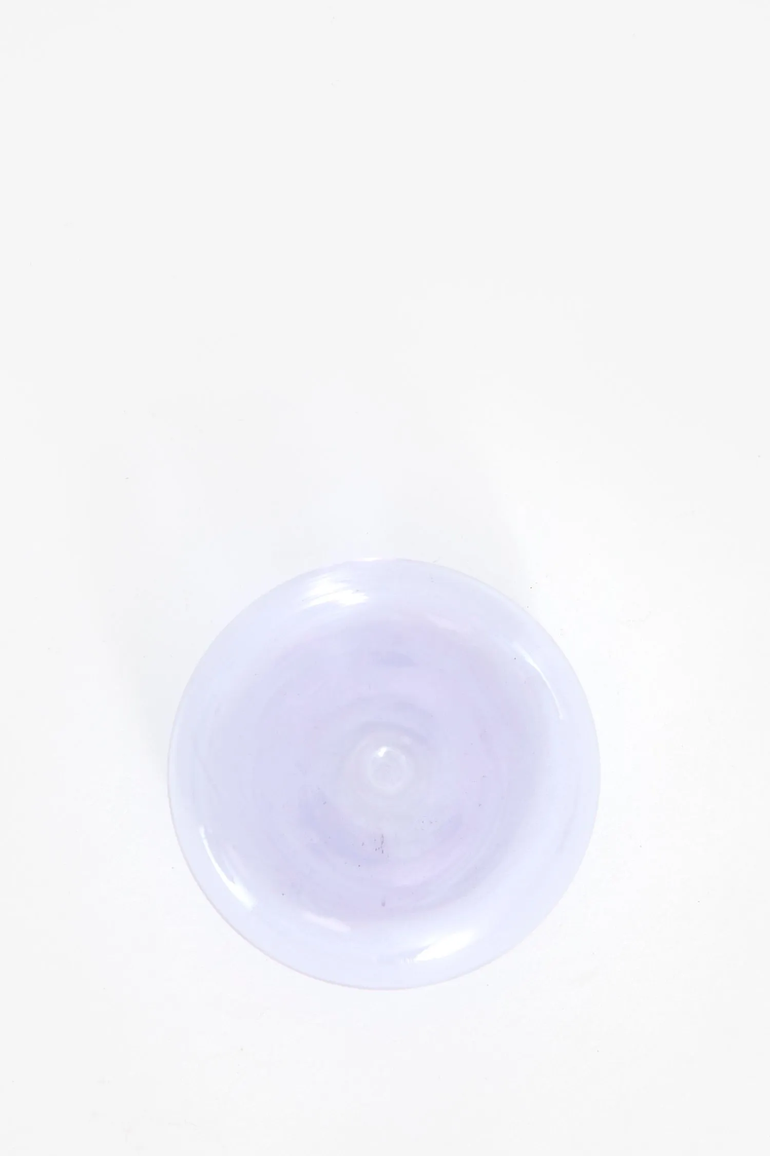 Porte-encens en verre - violet clair