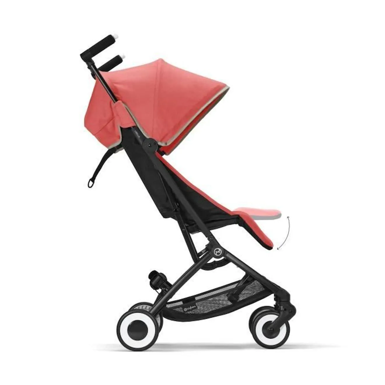 Poussette citadine ultra compacte LIBELLE Hibiscus Red CYBEX - De 6 mois à 4 ans - Rouge rouge - Cybex