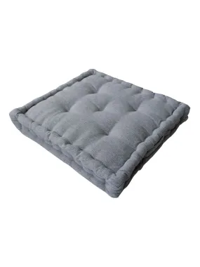 Recycled Cotton Floor Cushion - Light Gray