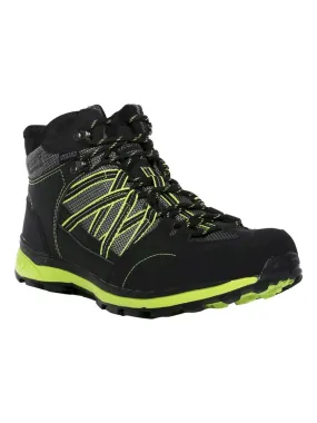 Regatta Men's Samaris Hiking Boots - Black Green