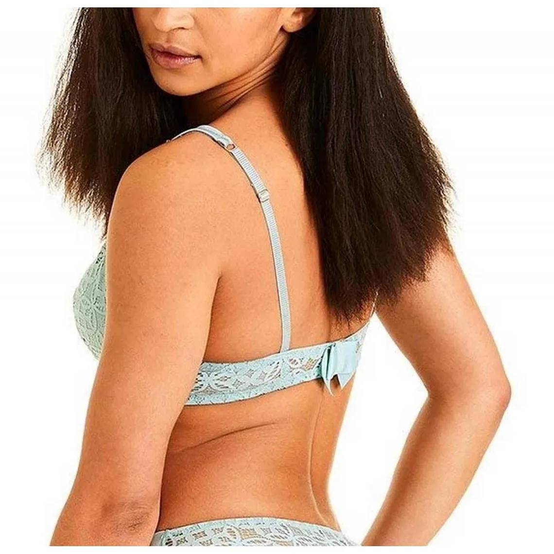 Soutien-gorge plongeant armatures Vert Madeleine Camille Cerf x Pomm Poire  | 3 Suisses