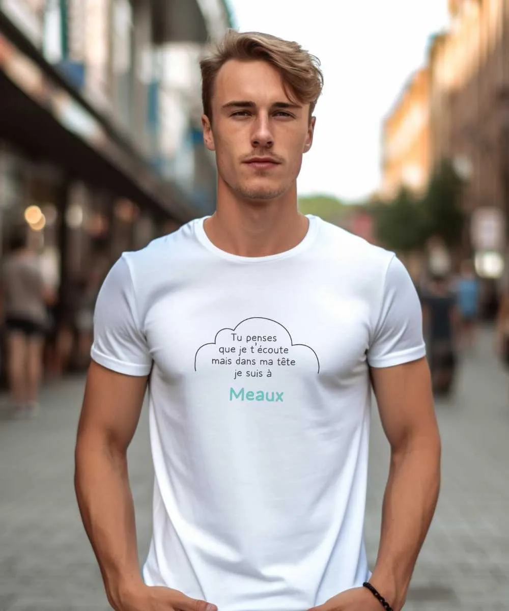In My Mind I Am in Meaux - Funny T-Shirt Design