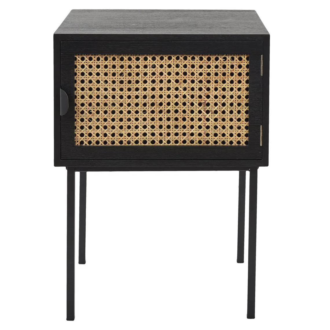 Table de Chevet CANNAGE 1 Porte Noir | 3 Suisses