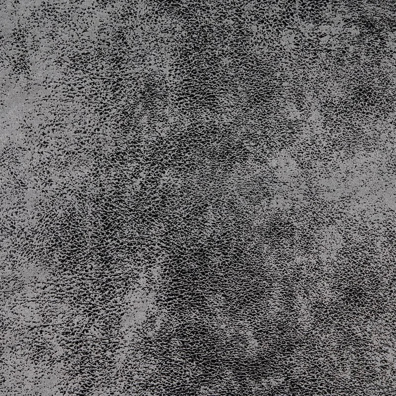 Tissu Faux cuir aspect vieilli Acier