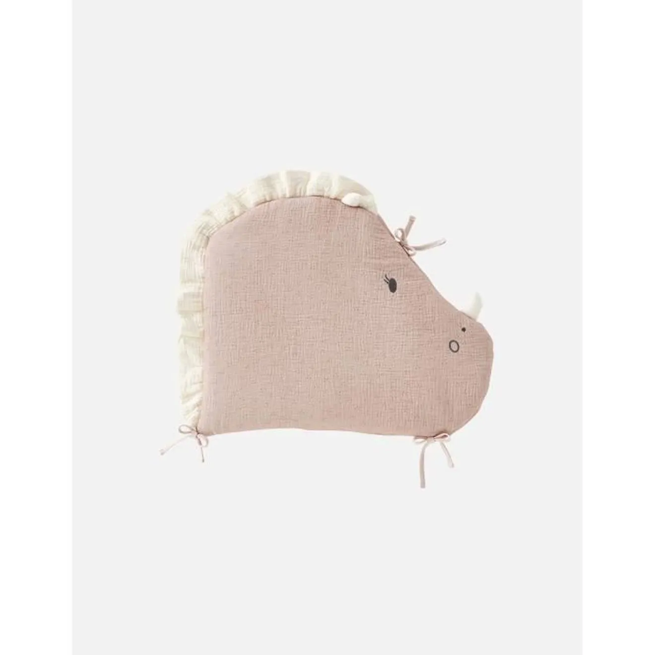 Tour de lit et protège barreaux - NOUKIE'S - Popsie - Rose - Bébé - Tricératops rose - Noukies