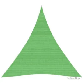 Voile toile d'ombrage parasol 160 g/m² PEHD 3 x 4 x 4 m vert clair 02_0009382