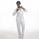 White 100% Cotton Painter's Overall - MANELLI